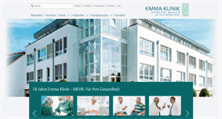 Desktop Screenshot of emma-klinik.de